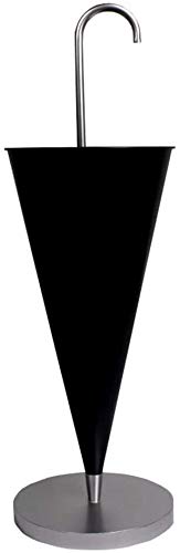 Schirmständer Multifunktions-Ablageständer freistehend Bracket Metall Anti-Rost-Regenschirm-Art-Rahmen (Color : Black)
