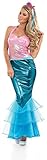 Fun Shack Blaues Meerjungfrau Kostüm für Damen - S