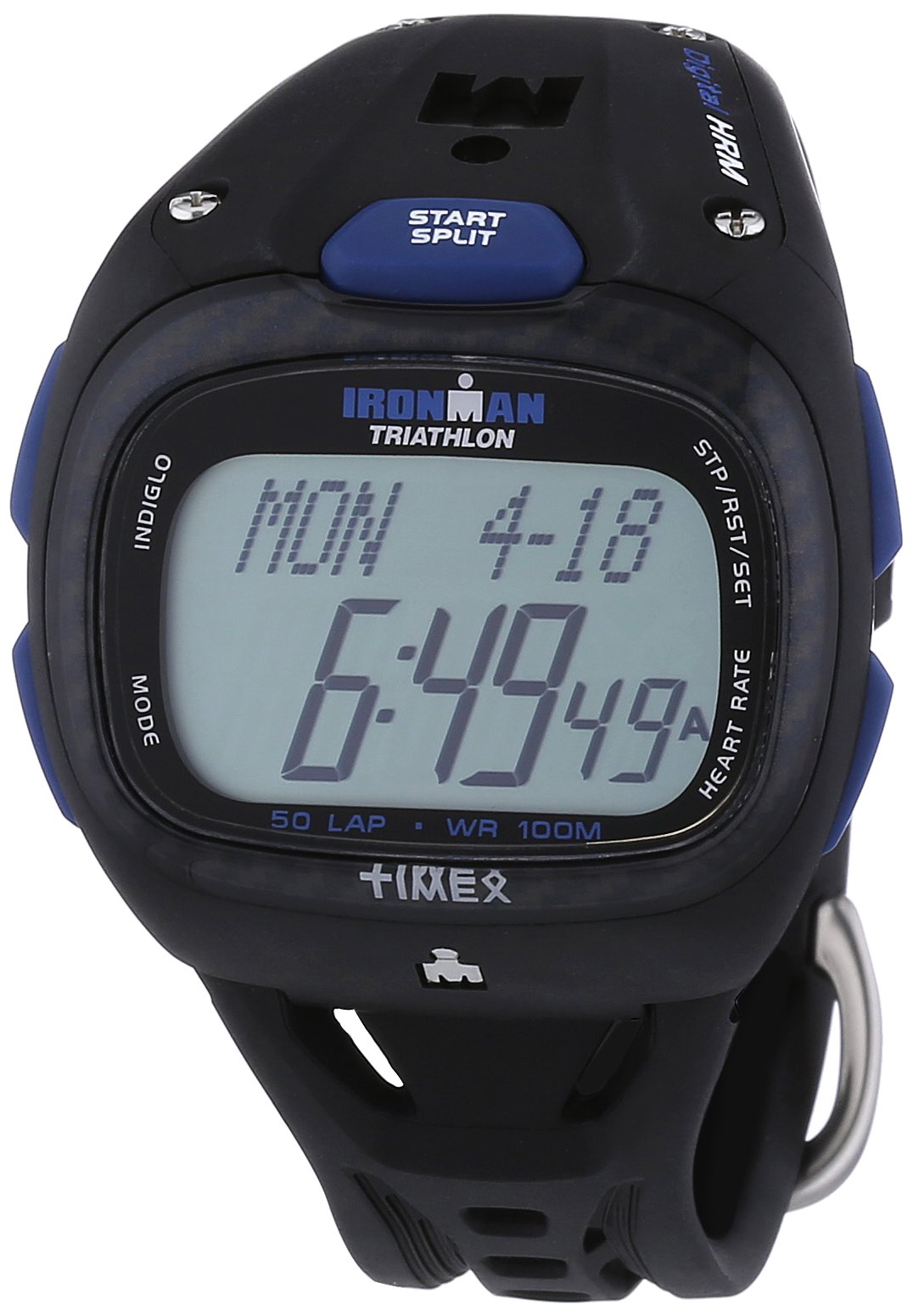 Timex Sport Unisex-Armbanduhr Herzfreuquenzmesser Digital Kautschuk T5K489