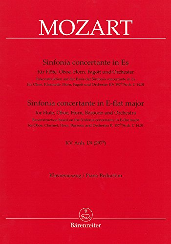 Sinfonia Concertante Es-Dur KV 297b. Flöte, Oboe, Horn, Fagott, Klavier