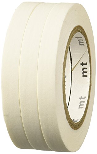 MT "Slim K" Washi Tape – Weiß matt