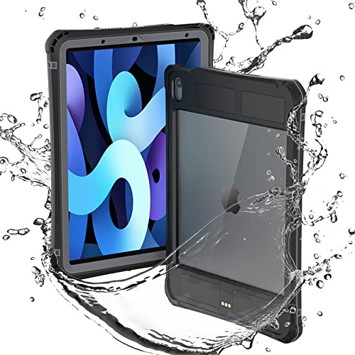 LOXO CASE Wasserdicht Hülle für iPad Air 4. Generation 2020 10,9 Zoll, IP68 Zertifiziert voll Versiegelt Wasserfeste [Staubdicht] [Schneefest] [Stoßfest]