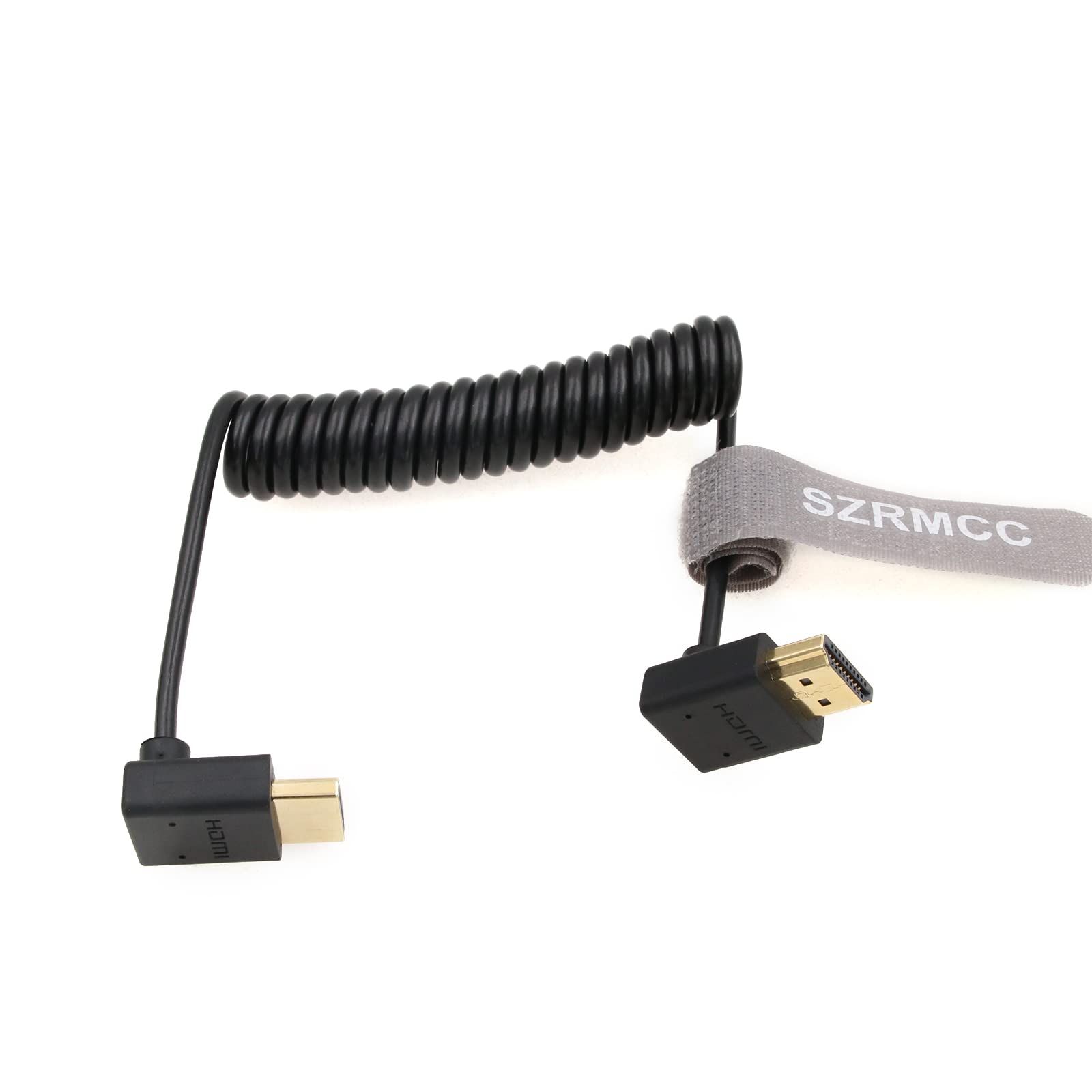 SZRMCC Ultra HD 8K HDMI 2.1 Kabel High Speed 90 Grad HDMI Up and Down Winkel auf HDMI Stecker Extender Kabel für Xbox TV PS4 PS5 Sony Canon Kamera