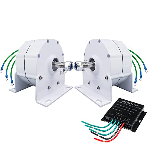 AISINILALAO 12000W niedrige Geschwindigkeit 3 -Phasen -Getriebe Permanent Magnet AC -Lichtmaschinen, 24 V 12 V für die Verwendung von Windwasserturbinen (mit Basis),24v