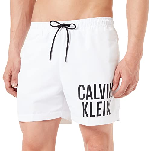 Calvin Klein Herren MEDIUM Drawstring Mittlerer Kordelzug, Pvh Classic White, XL