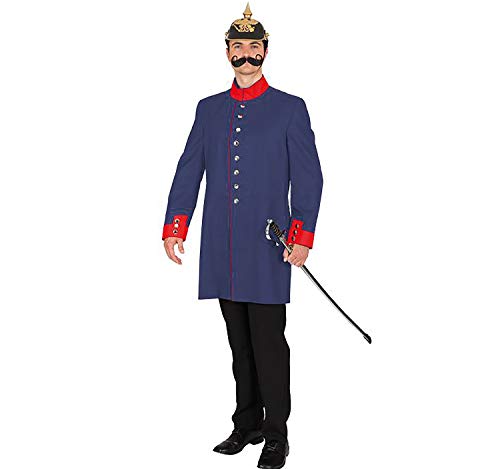 Krause & Sohn Herren Kostüm Preuße deluxe Uniform Friedrich Wilhelm blau Fasching Karneval (50)