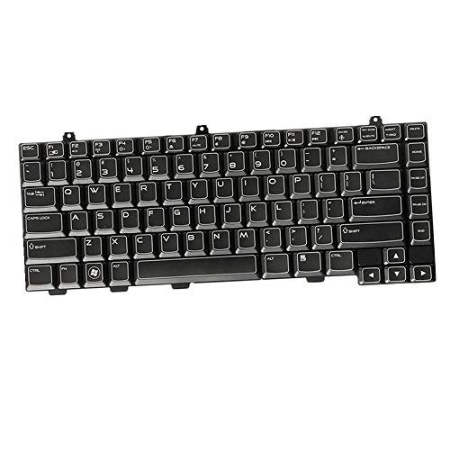 FQ Laptop Tastatur für Dell Alienware M14x M14x R2 Amerikanische Version Schwarz NSK-AKU01
