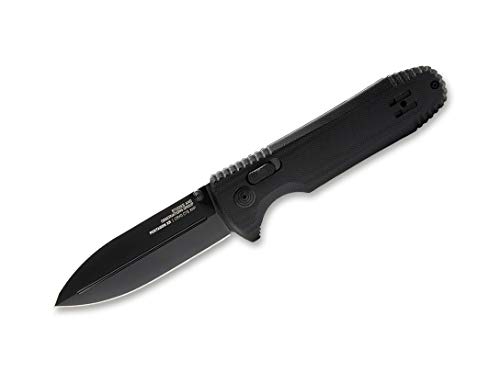 SOG Unisex – Erwachsene Pentagon XR Blackout Taschenmesser, schwarz, 21,3 cm