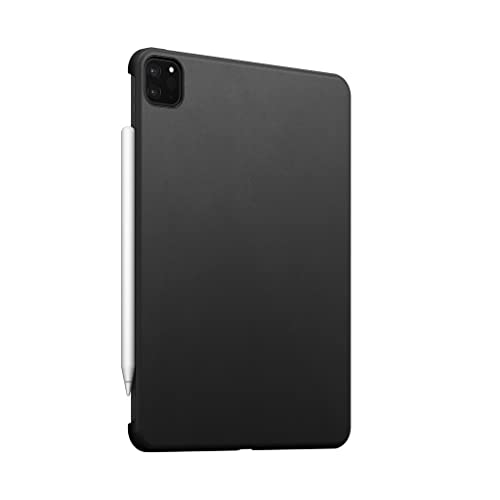 NOMAD Rugged Case robuste Schutzhülle aus hochwertigem Echtleder kompatibel mit dem iPad Pro 12,9-Zoll in schwarz