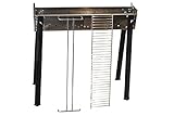 Ferraboli cuocispiedini Inox 65 × 14 cm Grill Cart Charcoal Stainless Steel - Barbecues & Grills (Grill, Charcoal, Cart, Grate, Stainless Steel, Rectangular)
