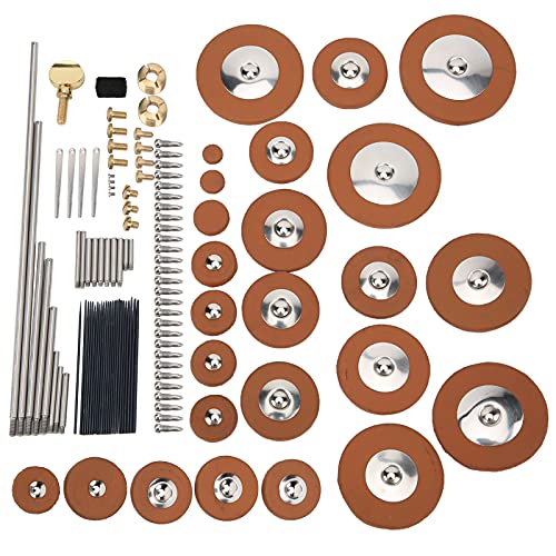 Alto Sax Repair Kit, Saxophon Wartungswerkzeug Kit Metall Schaffell für DIY Fan für Saxophonspieler