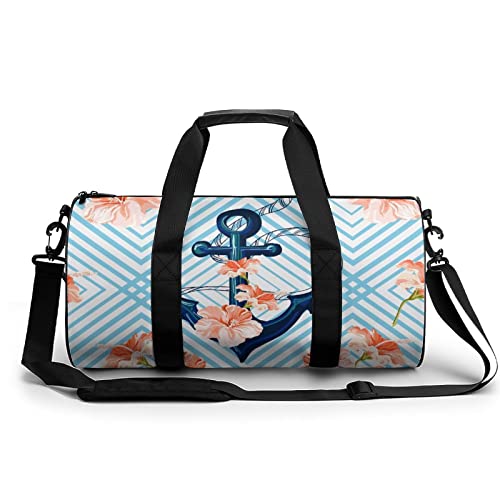 Sporttasche Blaue Reisetasche Wasserdicht Trainingstasche Schwimmtasche Weekender Für Mädchen Jungen 45x23x23cm