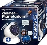 KOSMOS 676902 Zimmer Planetarium Projektor mit 2 auswechselbaren Sternkarten, spannende Infos zum Sternenhimmel, Sonnensystem, Planeten, Astronomie für Kinder ab 8 Jahre