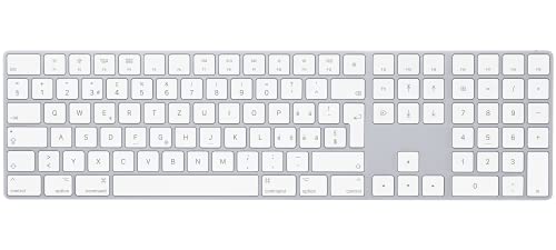 Apple Magic Keyboard mit Ziffernblock – Schweiz – Silber