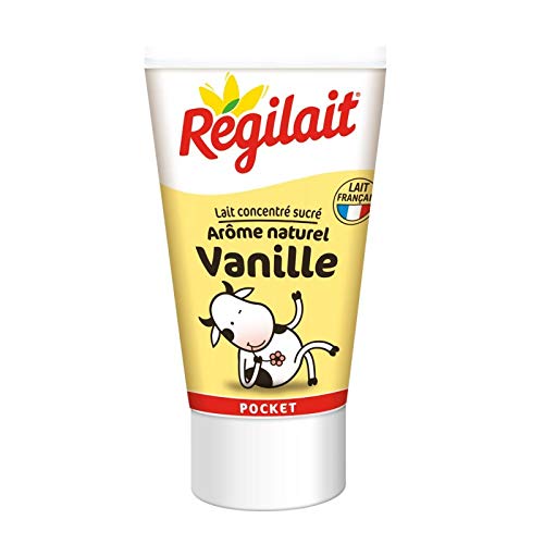 Régilait - Gezuckerte Kondensmilch Vanilla 60G - Lot De 4 - Preis pro Los - Schnelle Lieferung