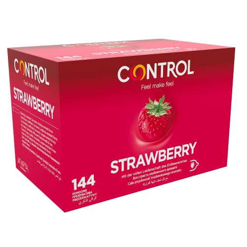 CONTROL STRAWBERRY Kondome mit Erdbeergeschmack - 144 Stück