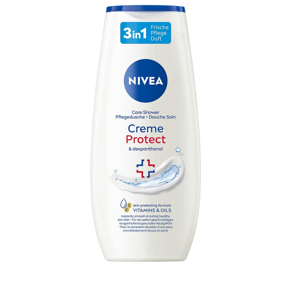 6er Pack - NIVEA Duschgel - Creme Protect & Dexpanthenol - mit Vitaminen und wertvollen Ölen - 250ml