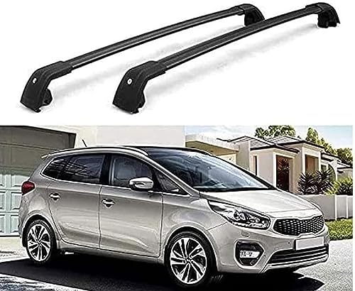 2 Stück Auto Querträger Dachträger für Kia Carens Rondo 2013-2020, Dachträger Querträger Camping Transport DachbüGel Gepäckträger Zubehör