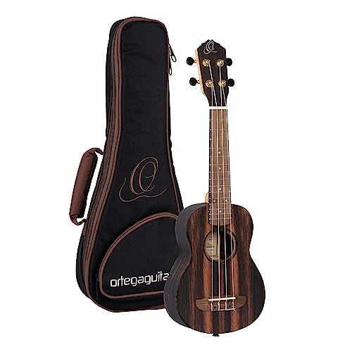 Ortega Guitars Ebony Series Sopran Ukulele (RUEB-SO)
