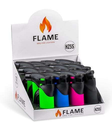BBQ Lighter FLAME HZ5-S Flambierer - Display 12 Stück