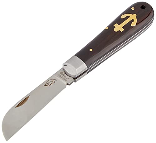 Otter 01OT004 Unisex – Erwachsene Messer Anker Taschenmesser, braun, 16,5 cm