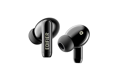 EDIFIER TWS330 NB Bluetooth Earbuds - Kabellose Stereo-Kopfhörer mit aktiver Geräuschunterdrückung, Staub- und spritzwassergeschützt(IP54), schwarz