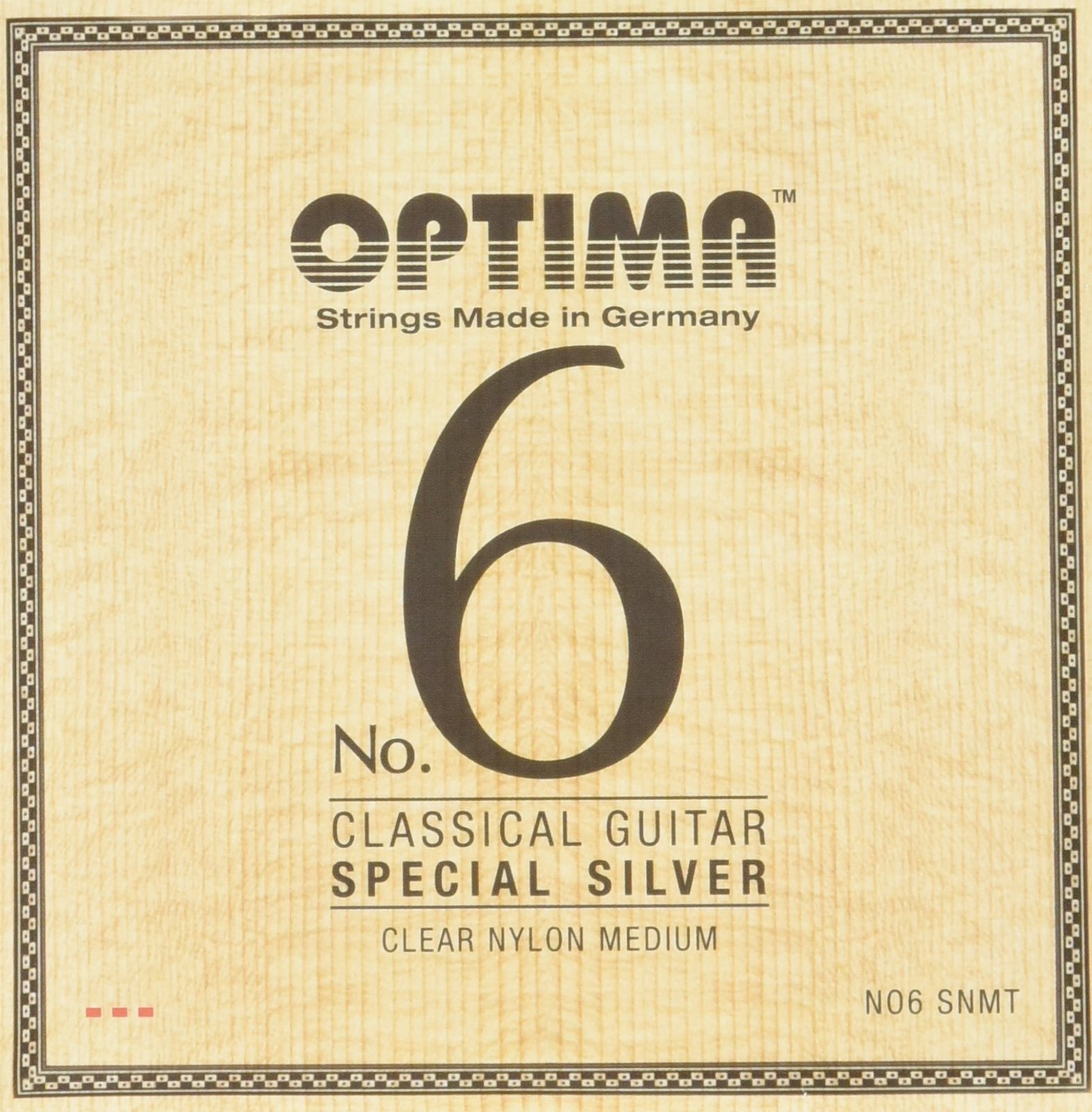 Klassikgitarre-Saiten Satz No. 6 Special Silver Nylon medium NO6.SNMT