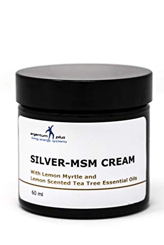 Silber-MSM Crème mit Zitronenmyrte und Zitronen Teebaum essentiellen Ölen - 60 ml