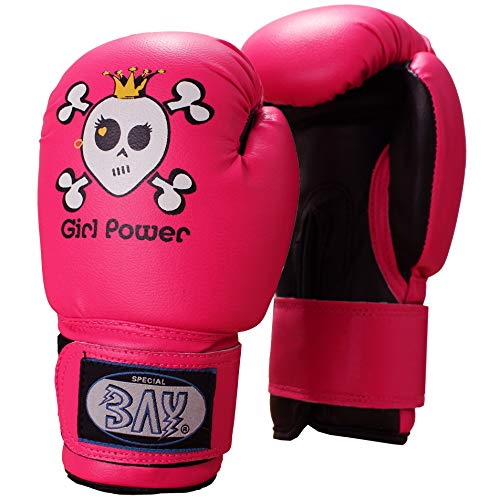 BAY® GIRL POWER pink posa Kinder Boxhandschuhe (10 Unzen)