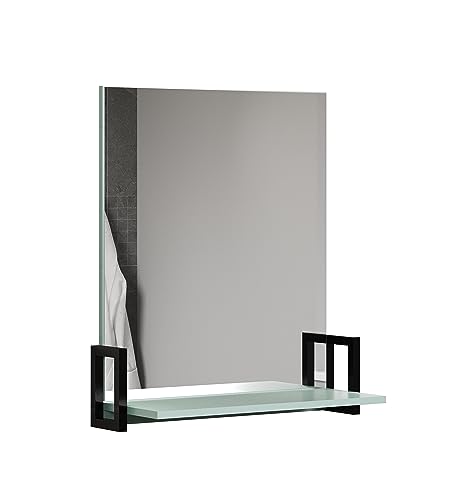 trendteam smart living - Spiegel Wandspiegel - Badezimmer - Matix - Aufbaumaße (B x H x T) 64 x 74 x 24 cm - Farbe Dusk Blue - 223940131