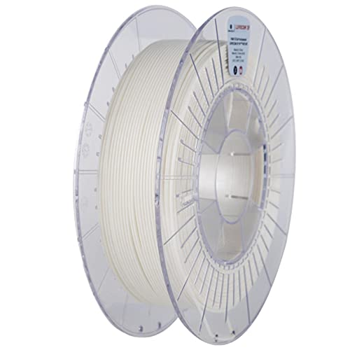 PAHT K7LM Filament 1,75 mm 3D-Drucker Filament Nylon 12 Druckfilament, hohe Temperaturbeständigkeit, hohe Zähigkeit, geringe Wasseraufnahme-Weiß 0.5kg_1,75 mm