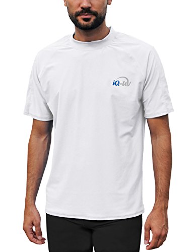 iQ-UV Herren UV Kleidung 300 Shirt Loose Fit, white, 3XL (58)