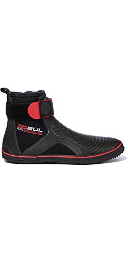 GUL Allzweck-5mm-Neoprenanzug-Stiefel aus Wildleder-Stiefel Boot Black RED - EIN Perfekter Allrounder für Jollen - Easy Stretch