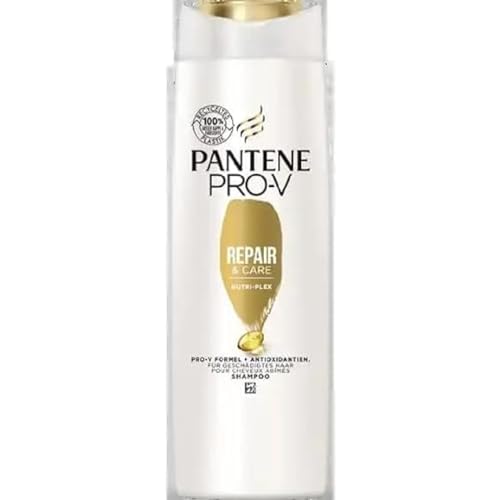 Pantene Pro-V Repair & Care Shampoo, Pro-V Formel + Antioxidantien, Für geschädigtes Haar, 6er Pack (6 x 300 ml)