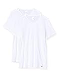 Skiny Herren Collection V-Shirt Kurzarm 2er Pack Unterhemd, Weiß (White 0500), Large (Herstellergröße: L) (2erPack)