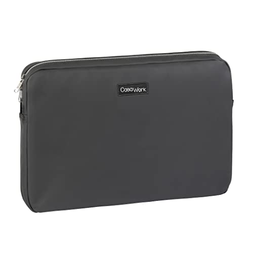 Viquel - Casawork Soft Touch Schutzhülle für 15-Zoll-Laptops, Schwarz