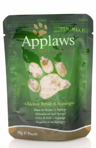 Applaws Cat Super Premium Pouchbeutel 70g 12 x 70 g Hühnerbrust & Wildreis