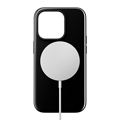 NOMAD Sport Case für iPhone 14 Pro | Hülle aus Polycarbonat mit TPE-Bumper | mit glänzender PET-Beschichtung | MagSafe-kompatibel | Schwarz