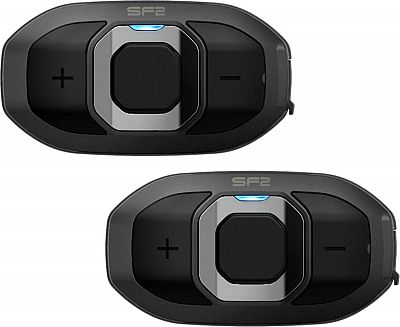Sena SF2 Bluetooth-Kommunikationssystem für Motorräder mit zwei Lautsprecher-Sets, Doppelpack