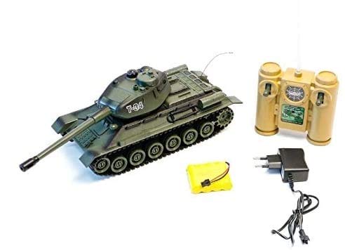 s-idee® Battle Panzer 99809 1:28 mit integriertem Infrarot Kampfsystem 2.4 Ghz RC R/C