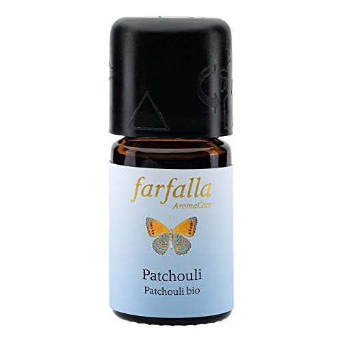 FARFALLA Ätherisches Öl, Patchouli, bio, 5ml (5er Pack)