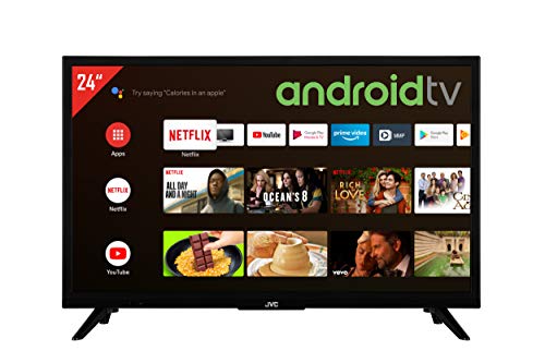 JVC LT-24VAH3055 24 Zoll Fernseher/Android TV (HD Ready, HDR, Triple-Tuner, Smart TV, Play Store, Google Assistant, Bluetooth) [Modelljahr 2021]