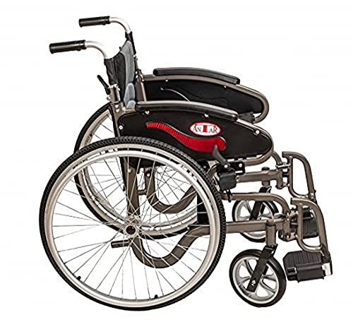Antar AT52309 43 Rollstuhl, 43 cm Sitz Breite, 12000 g