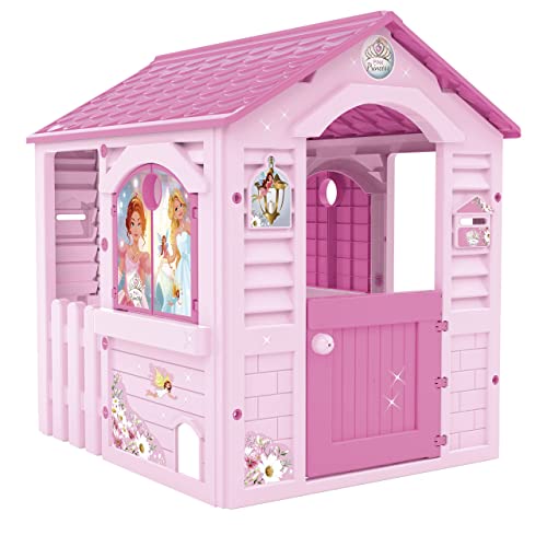 Chicos - Pink Princess Kinderhaus, geeignet für den Innen- und Außenbereich, inklusive Aufkleber zur Dekoration, aus robustem und langlebigem Kunststoff, Rosa (89613)
