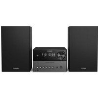 Philips M3505/12 Mini Stereoanlage mit CD und Bluetooth (DAB+/UKW Radio, USB, MP3-CD, USB-Anschluss zum Laden, 18 W, Bassreflexlautsprecher, Digitale Sound Kontrolle) - 2020/2021 Modell