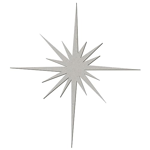 Pappe Stern von Bethlehem - 5-50 cm Basteln Deko, Pack mit:25 Stück, Höhe (Size):8cm hoch