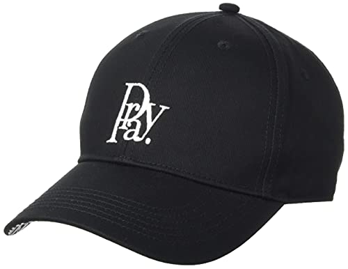 Cayler & Sons Unisex Prayor Monogramm Curved Cap Baseballkappe, Black/White, one Size