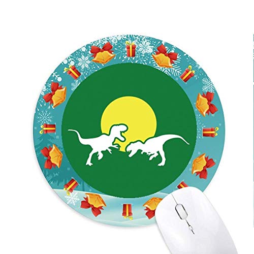 Kampf gegen Carnivore Sun Mousepad Rund Gummi Maus Pad Weihnachtsgeschenk