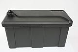 Daken 23l Box Öffnung an der Stirnseite Wasserdicht Abschließbar Anhängerbox Gurtkiste Deichsel Staukasten Kiste für Boot Werkzeug Jagd