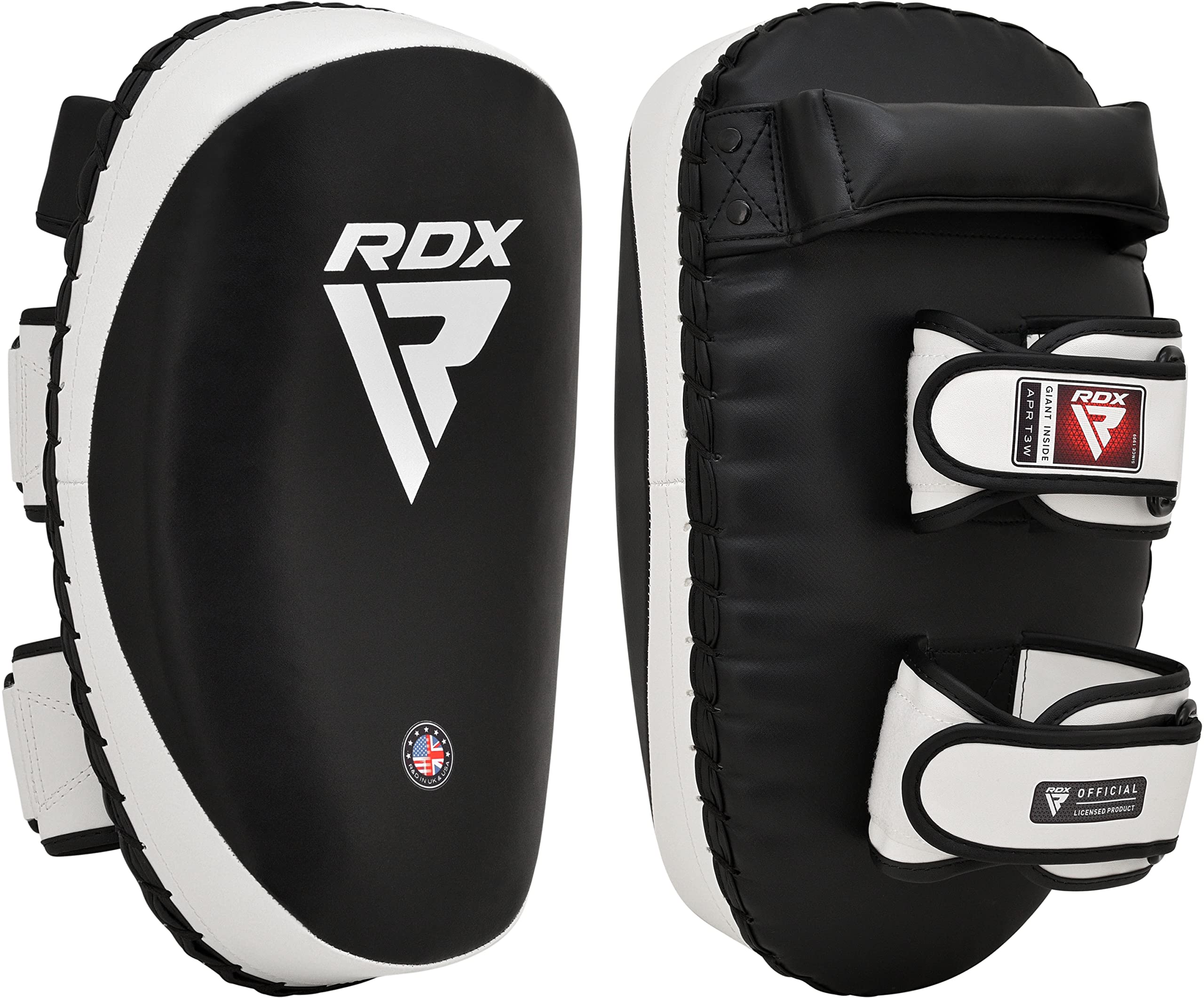 RDX T3 Orbit Schlagpolster Arm Pads, White/Black, One Size